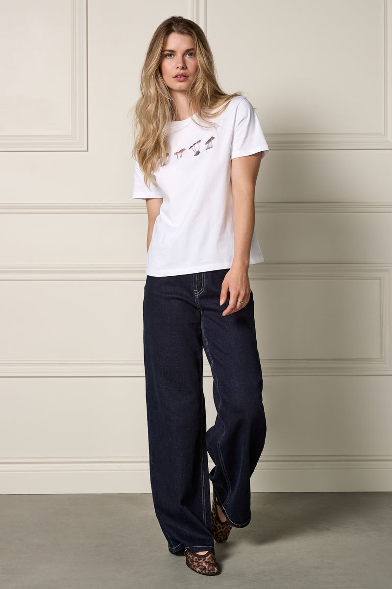 T-shirt imprimé champignon - 9167