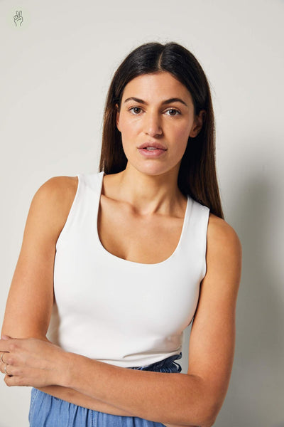 Camisole 9004 (Seconde Main)-Camisole - Seconde main-Trove-Blanc-L-68ec02ba-d3ad-49c4-8a93-5b8d9cbe43fb-WOMANCE